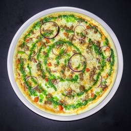 Пицца "Барбекю с курицей"